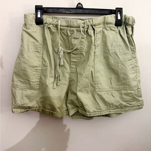 Women's Casual Green Shorts